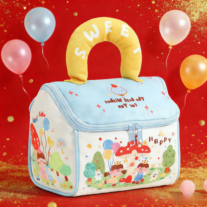 Cute Themed Insulated Lunch Bag