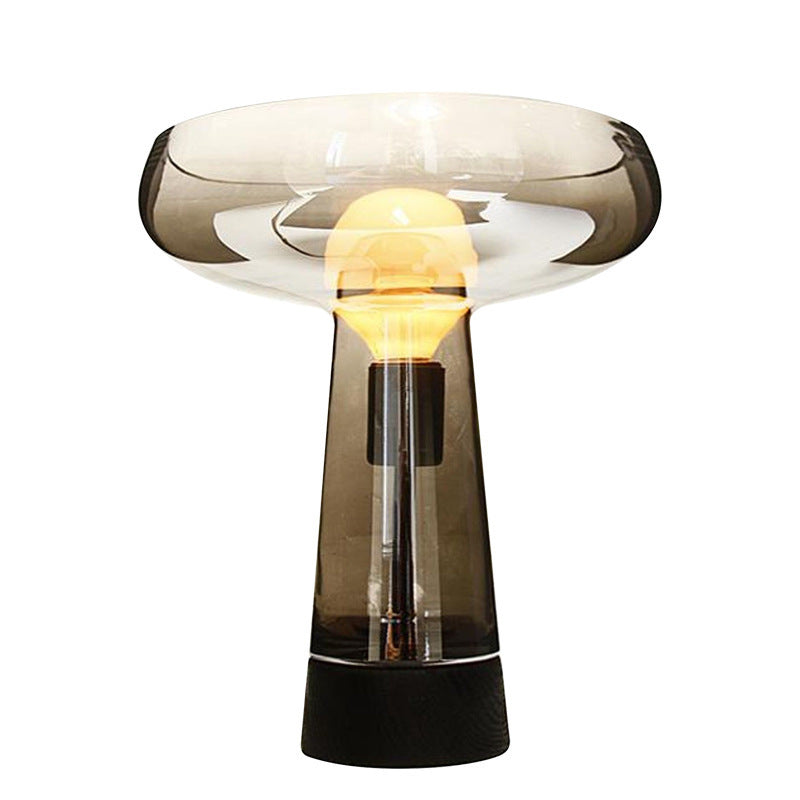 Elegant Transparent Glass Table Lamp