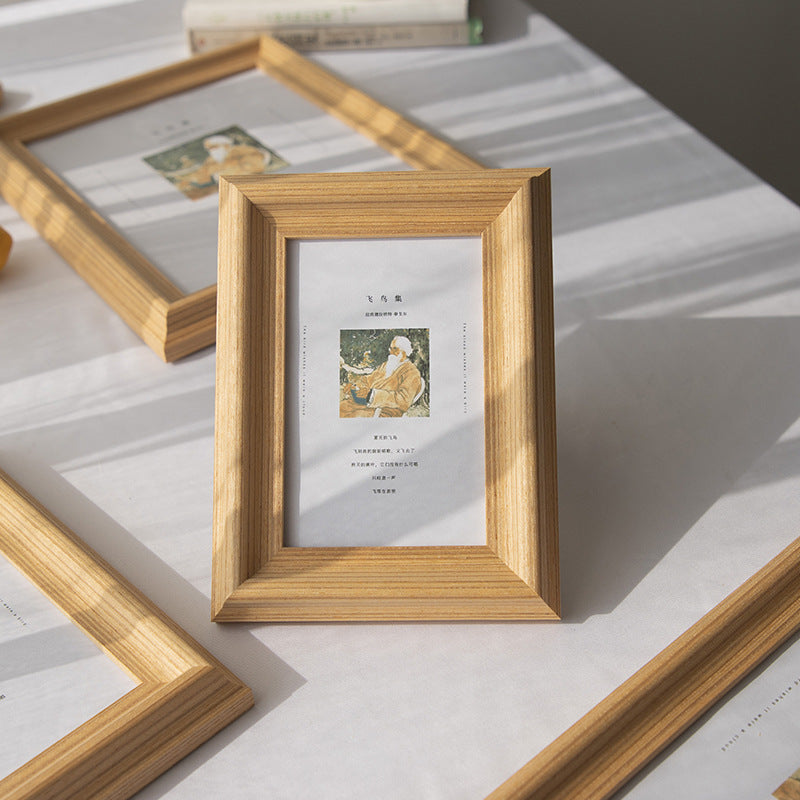 Rustic Wooden Picture Frame for Wall Display