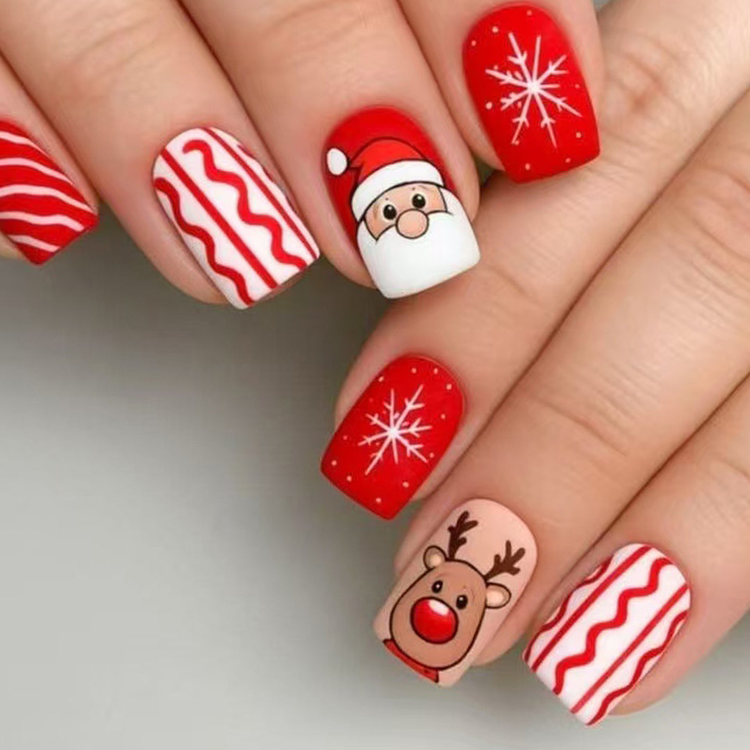 Festive Holiday-Themed Nail Art Kalsten 1788155423