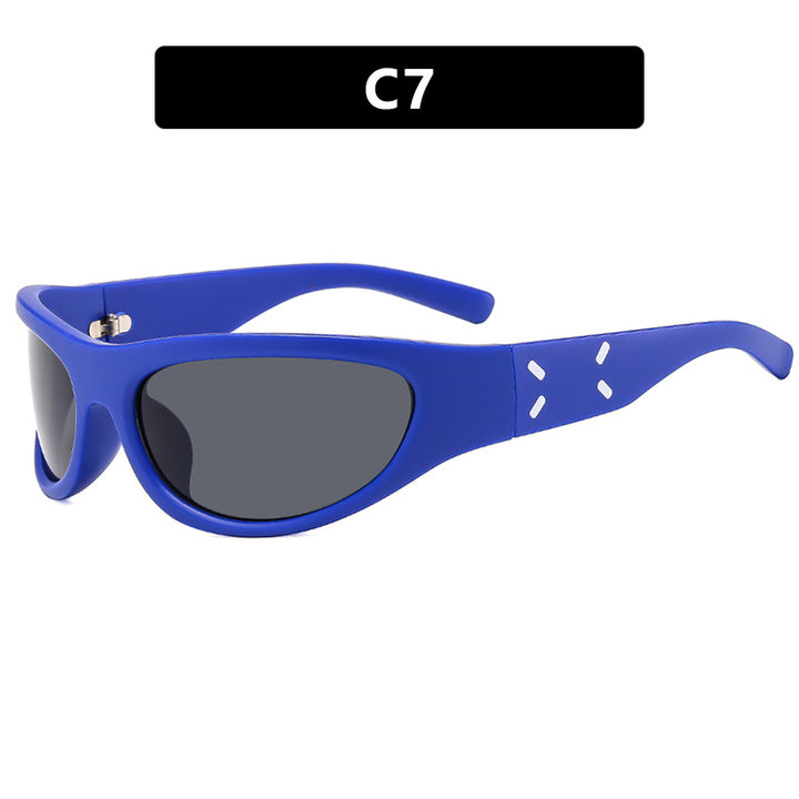 Women's sports sunglasses with ergonomic design and polarized lenses Kalsten