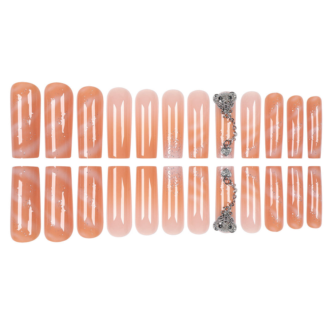 Decorative Long Stiletto Nail Art Extensions Kalsten