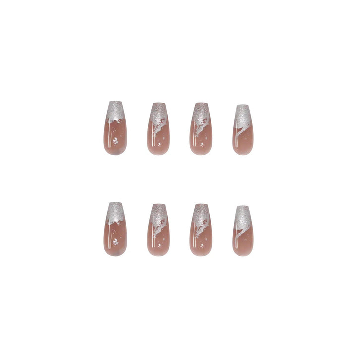 Glamorous nail art with glitter accents Kalsten