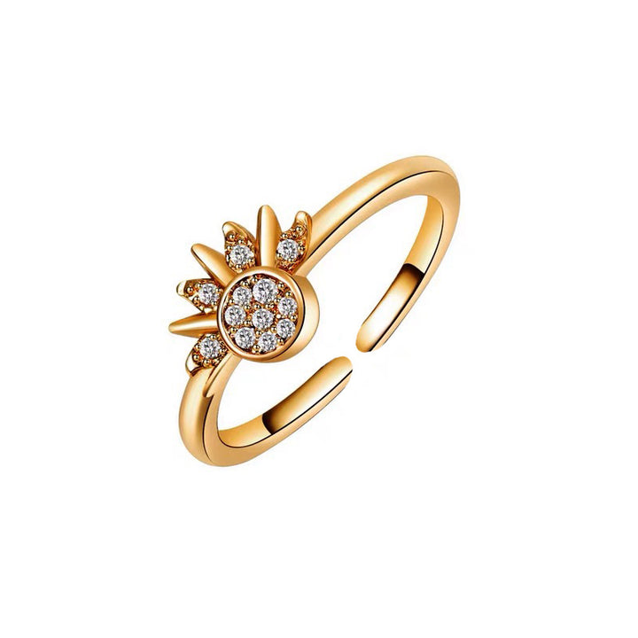 Adjustable Pineapple Charm Ring Kalsten