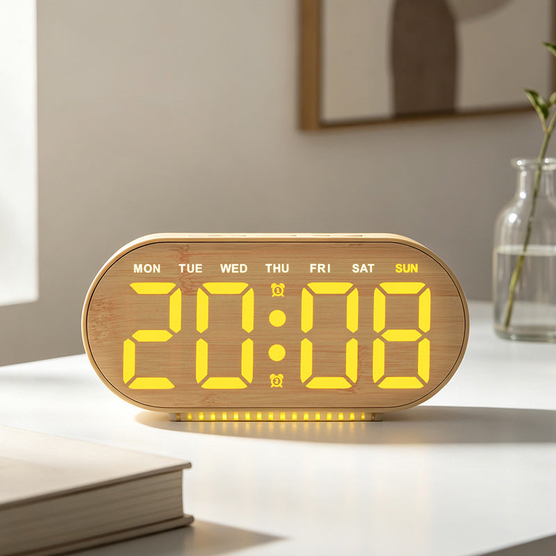 Digital Light Alarm Clock with Temperature Display Kalsten