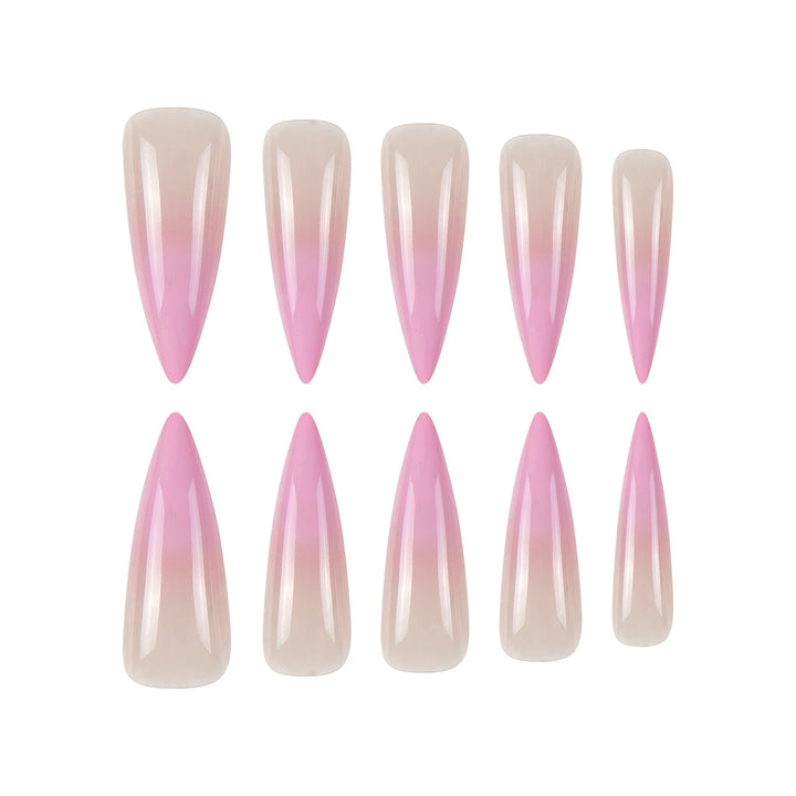 Ombre Stiletto Press-On Nails Kalsten