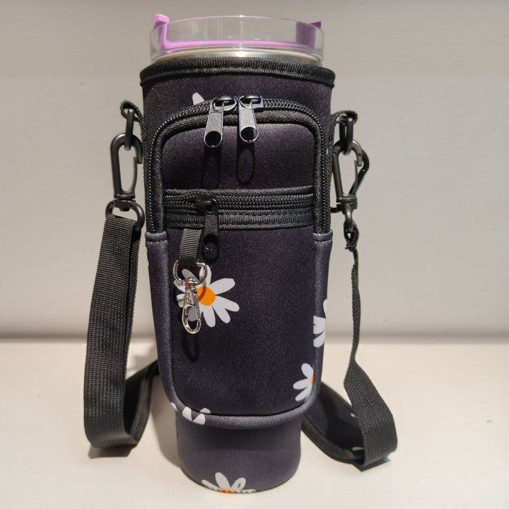 Ladies trendy and sparkling drinking bottle with shoulder bag Kalsten