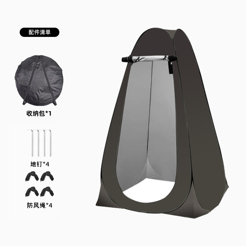 Portable privacy shower tent with quick pop up frame and detachable waterproof floor Kalsten
