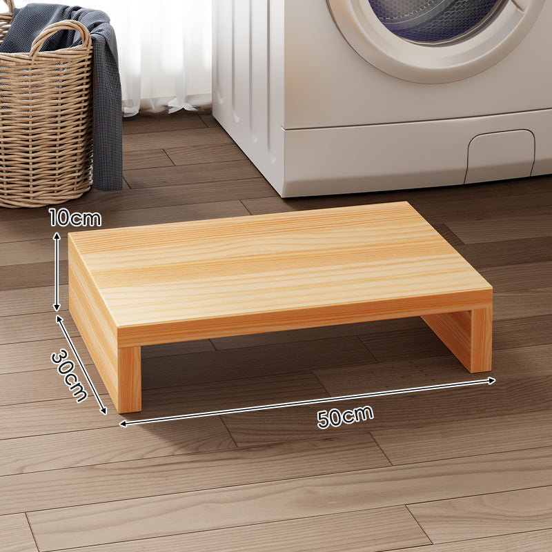 Low-Profile Solid Wood Appliance Platform Riser