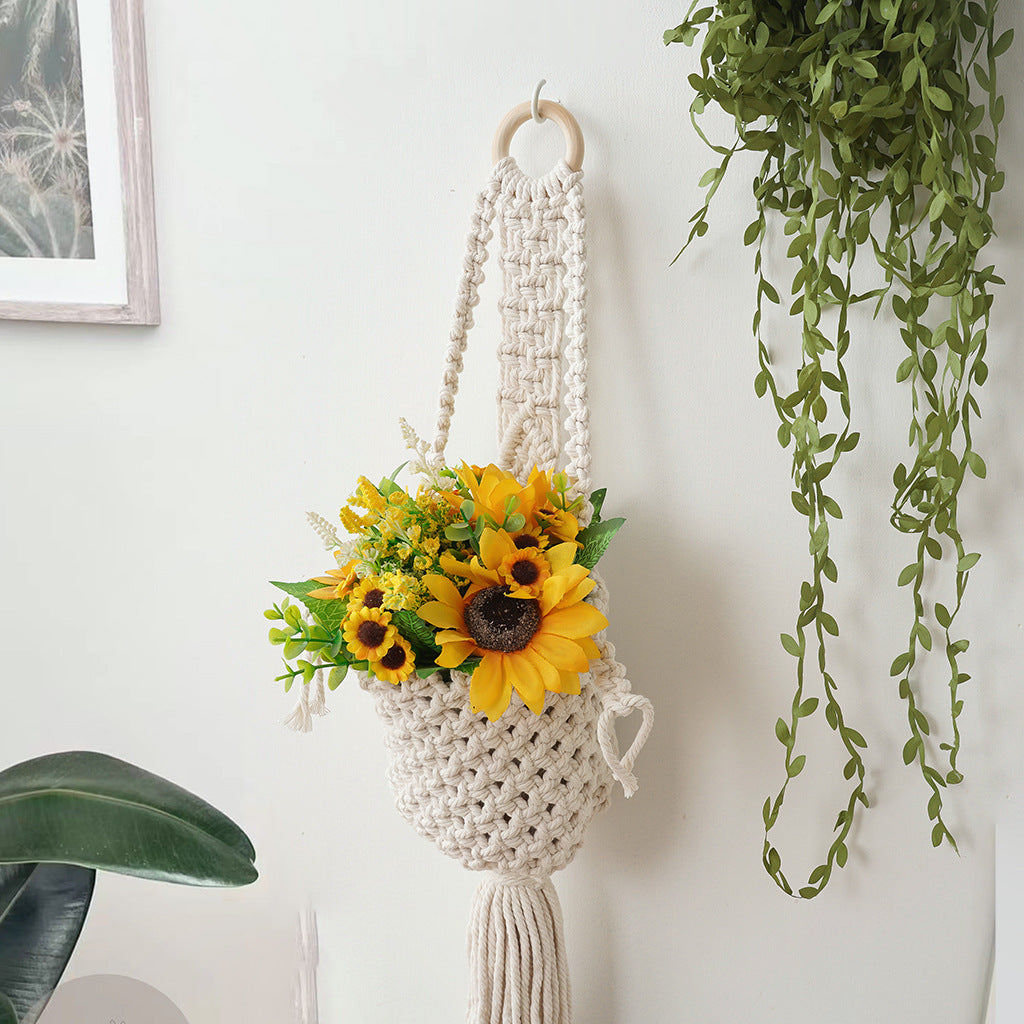 Bohemian Macrame Plant Holder Kalsten