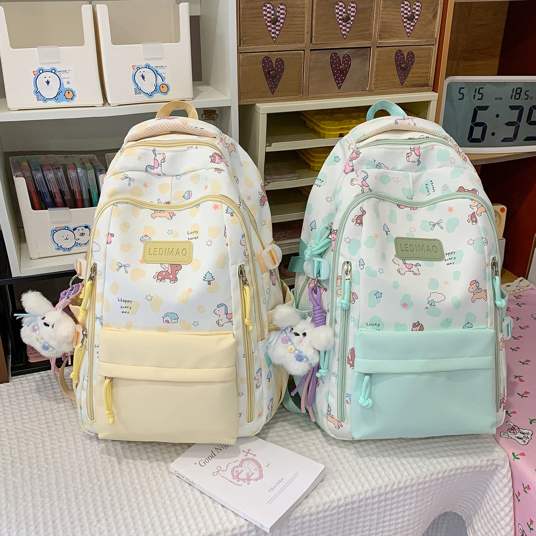 Playful Cartoon Character Backpack Kalsten