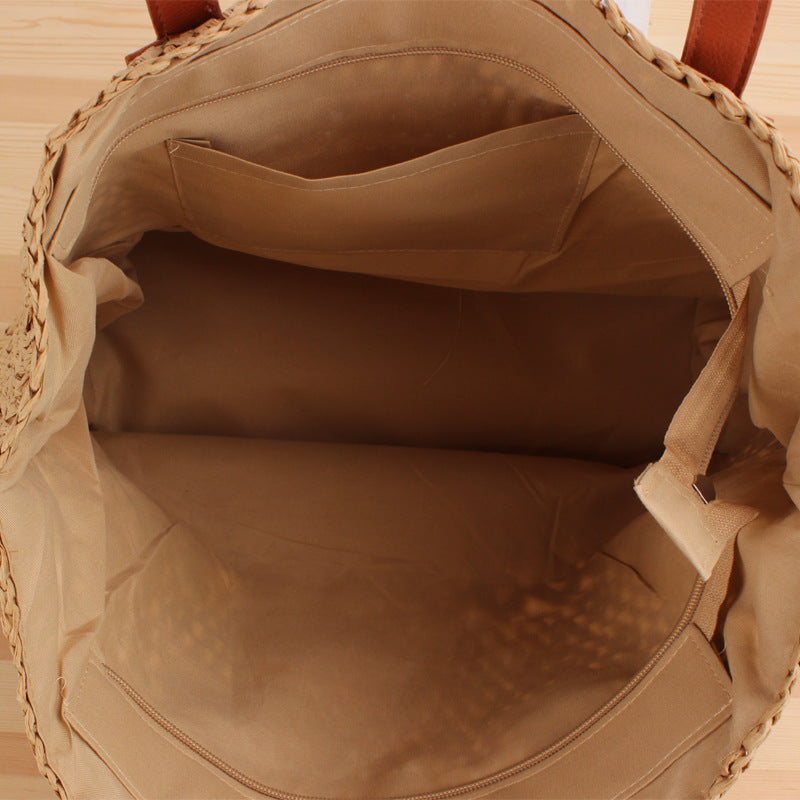 Hand-knotted tote bag made of high-quality natural material Kalsten