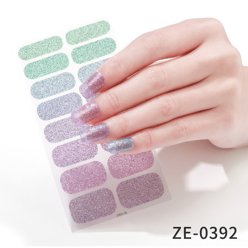 Glitter Ombre Nail Strips