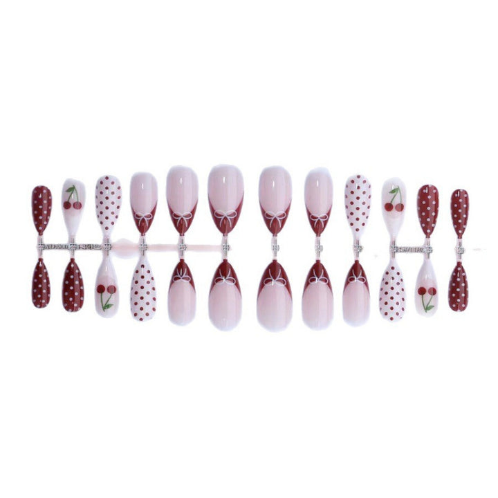 Cherry Blossom-Inspired Press-On Nail Art Set
