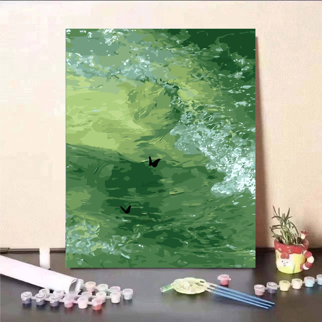Floral Fantasy Paint by Numbers Wall Art Kalsten