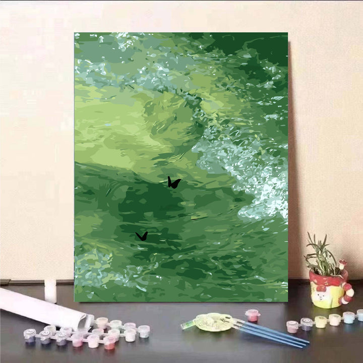 Floral Fantasy Paint by Numbers Wall Art Kalsten