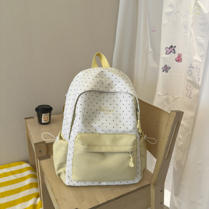 Stylish Polka Dot Print Backpack Kalsten