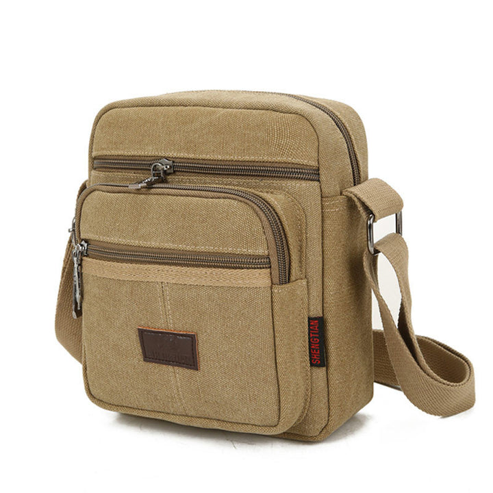 Multi-Compartment Casual Crossbody Bag
