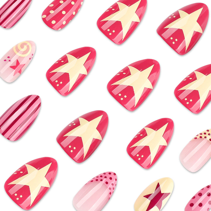 Creative and colorful nail art Kalsten