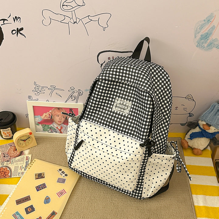 Chic Plaid Backpack Kalsten