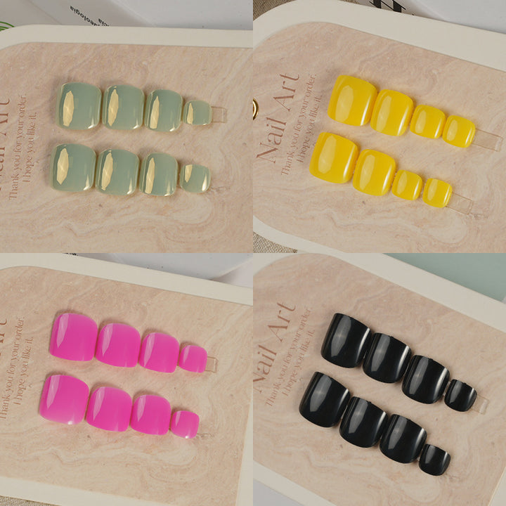 Glossy Short Press-On Nail Set Kalsten