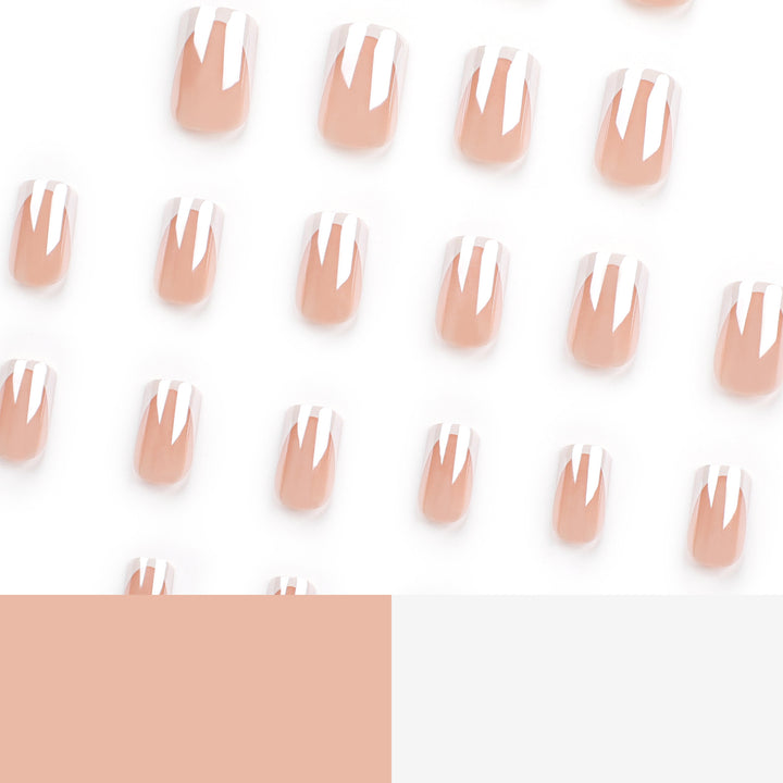 Elegant Nail Art with French Tip Molding Kalsten