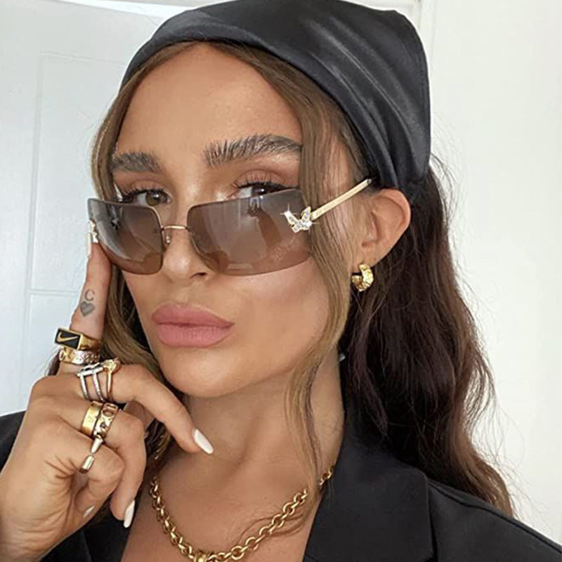 Women's fashion sunglasses with unique frame and luxurious accents Kalsten