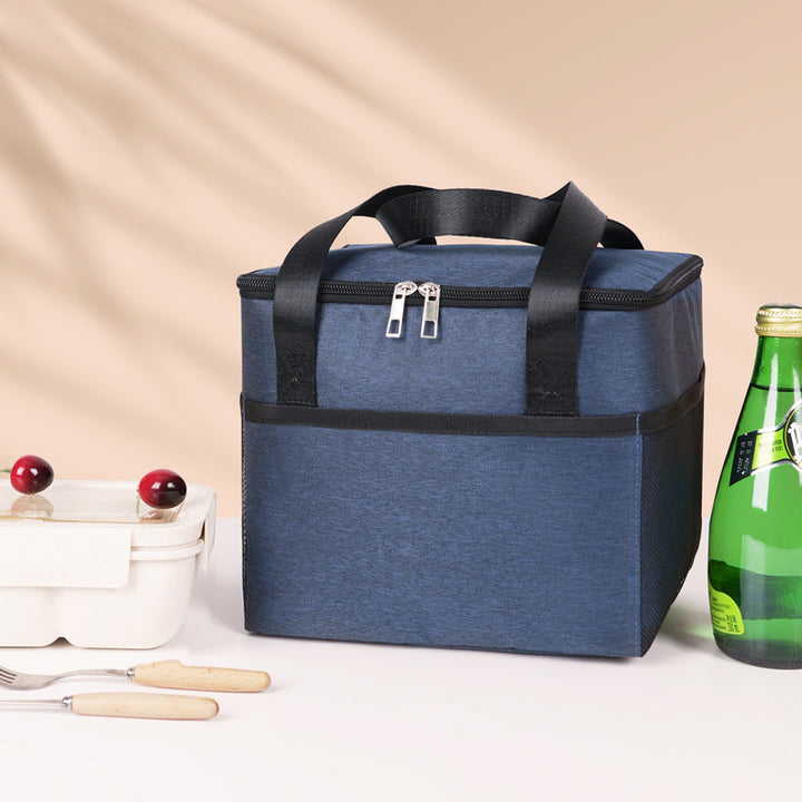 Insulated cooler bag with double-protected zipper Kalsten