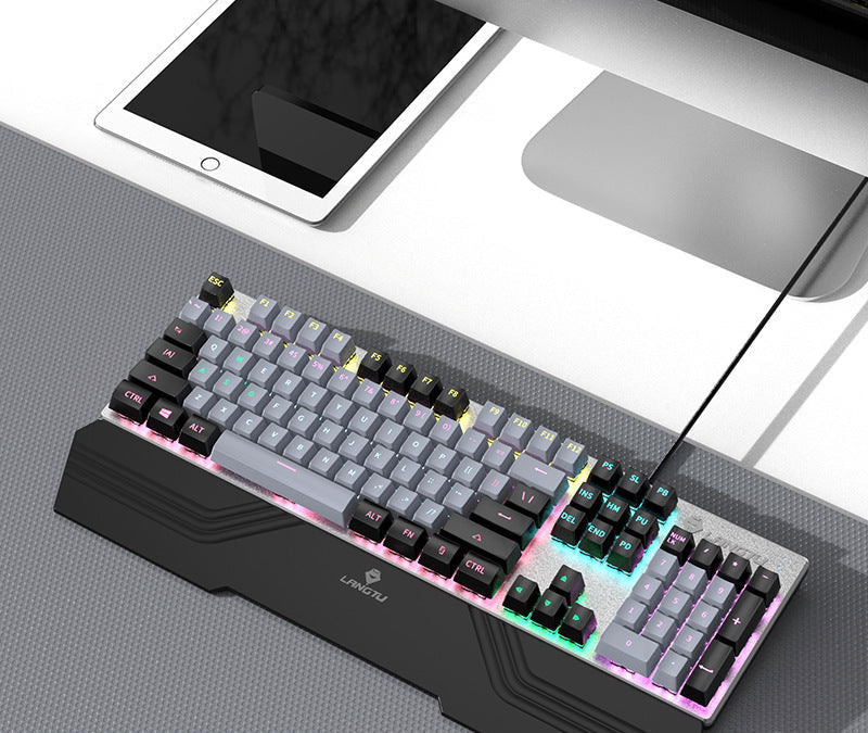 Wired Mechanical Keyboard with RGB Lighting Effects Kalsten