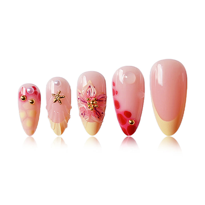 Floral-Inspired 3D Nail Art Extensions Kalsten