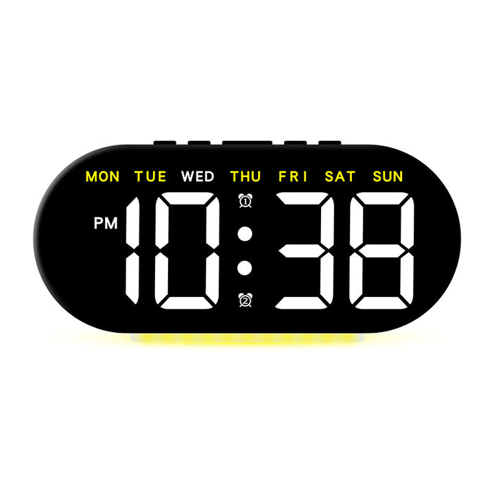Digital alarm clock with large LED display and multifunctional display Kalsten