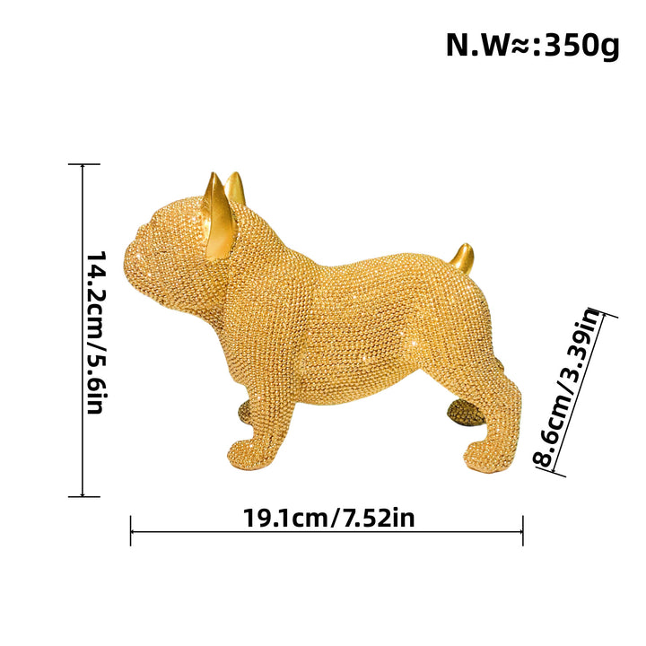 Shiny Bulldog Sculpture Kalsten