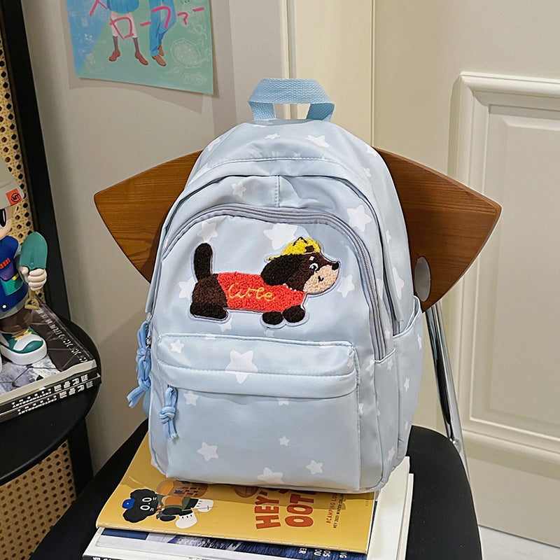 Cute Cartoon Dog-Themed Backpack