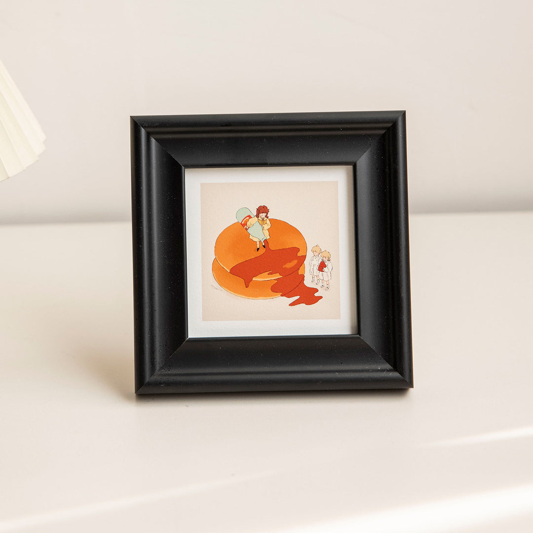 Whimsical Illustrated Wall Art Frame