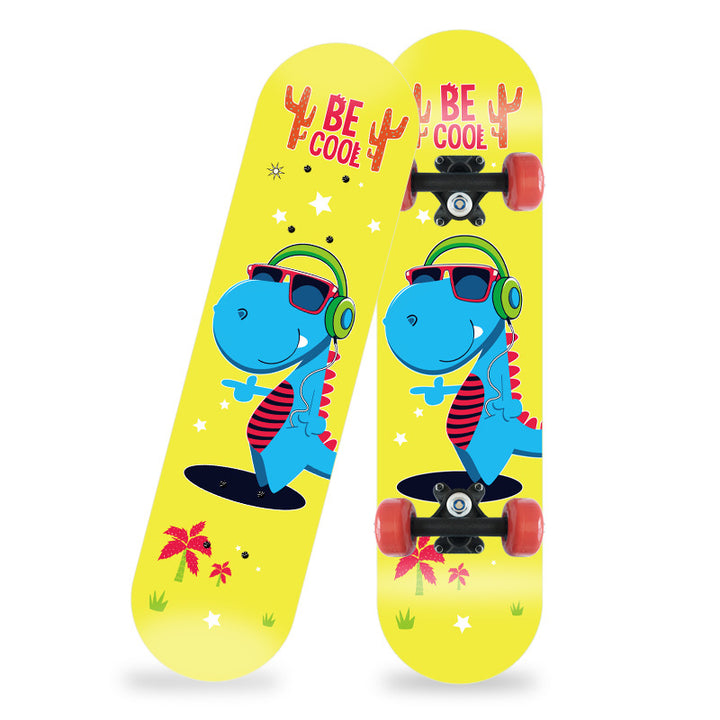 Cartoon-Inspired Mini Skateboard Kalsten