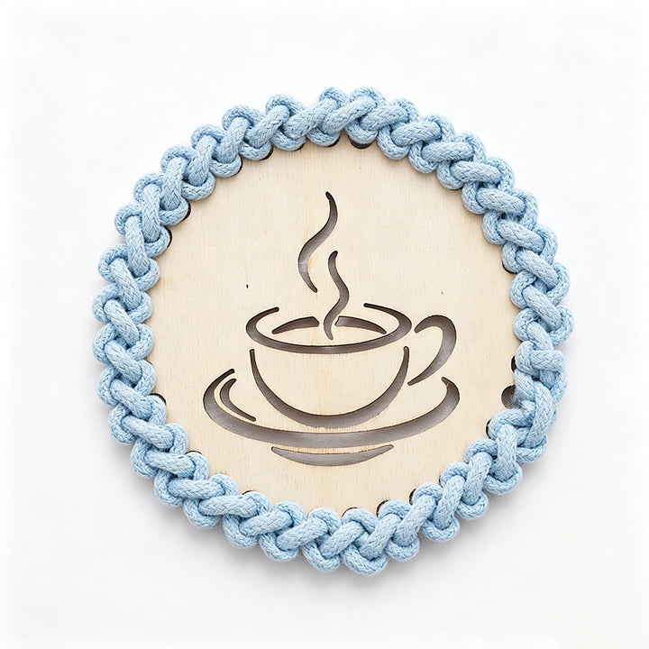 Decorative Macrame Coffee Cup Coaster Kalsten