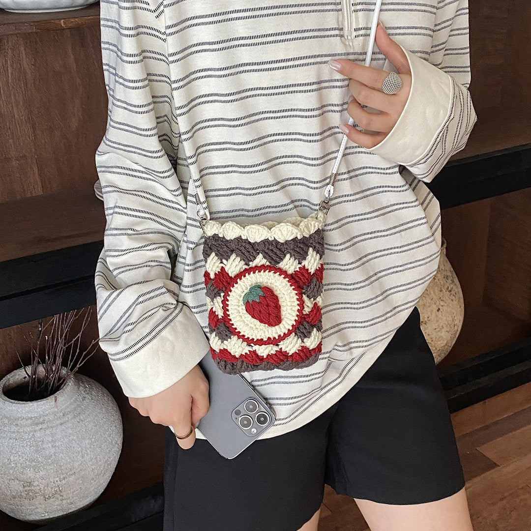Crafted Crochet Mini Crossbody Bag