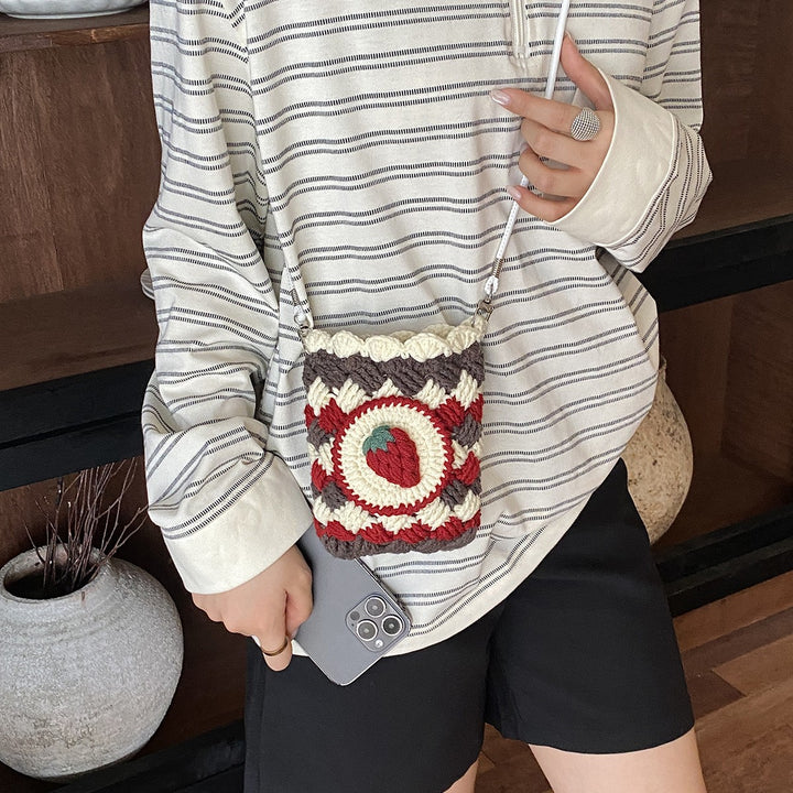 Crafted Crochet Mini Crossbody Bag