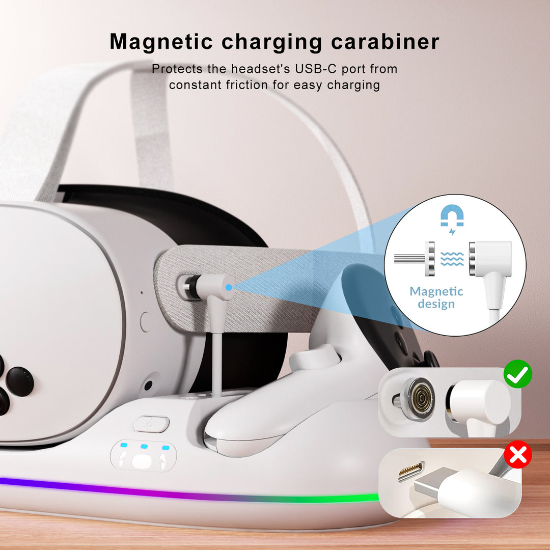 VR-Headset Stand with Practical Storage Compartments Kalsten