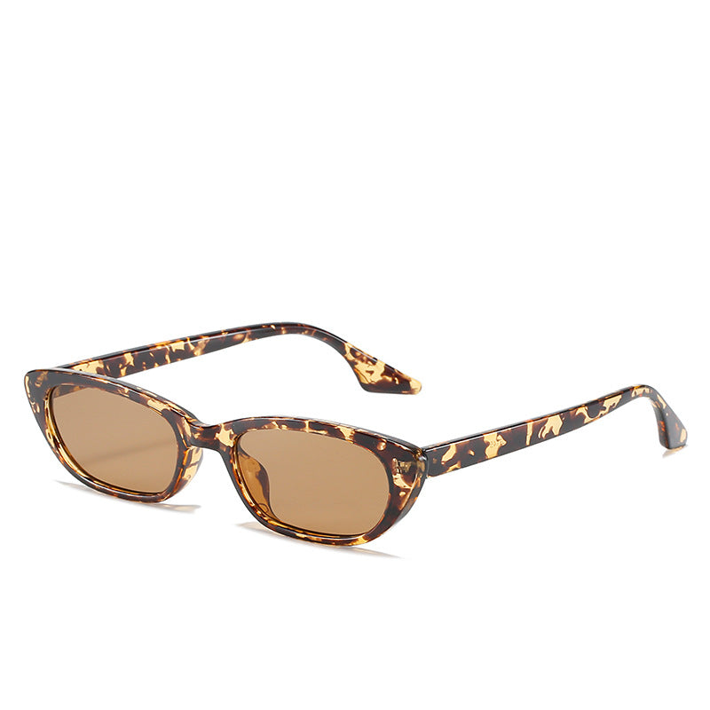 Women's modern sunglasses in trendy cat-eye style with transparent frame Kalsten