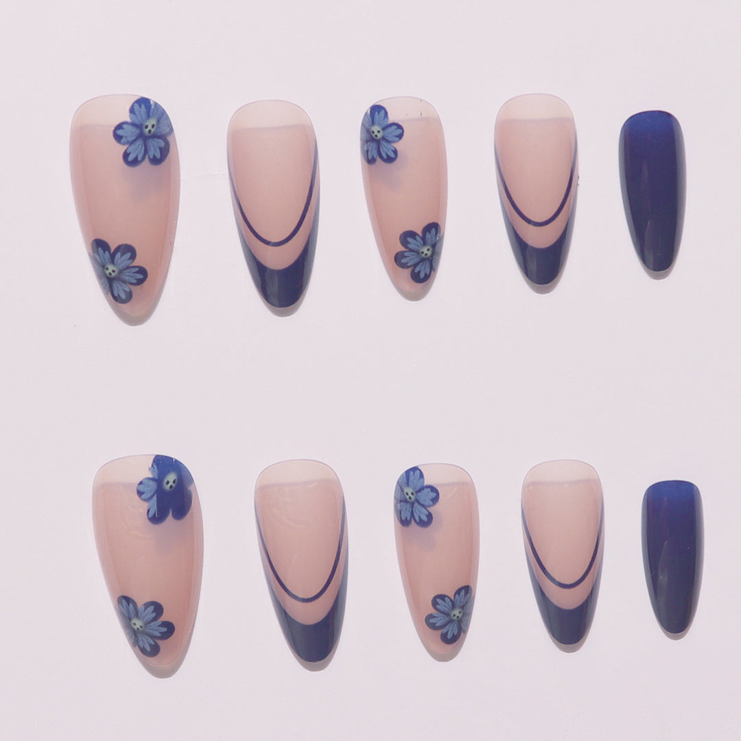 Decorative Floral Stiletto Press-On Nails Kalsten 1789085791
