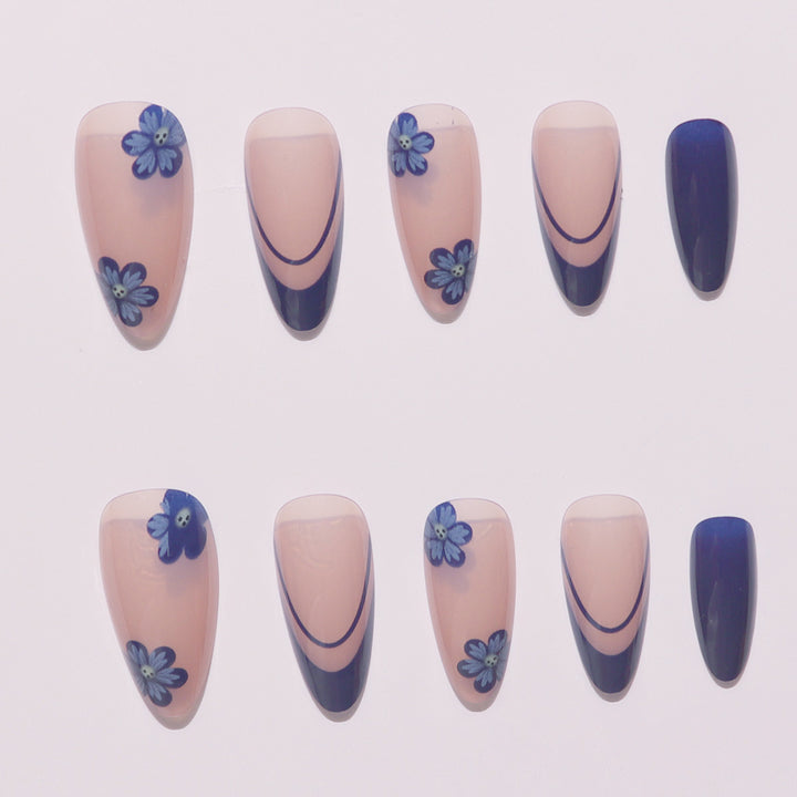 Decorative Floral Stiletto Press-On Nails Kalsten 1789085791