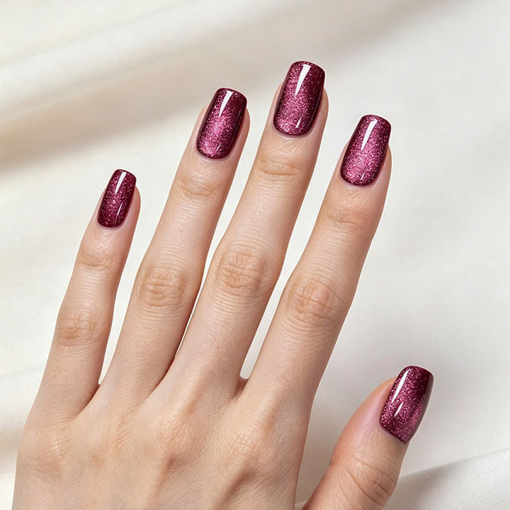 Glossy Acrylic Press-On Nail Set