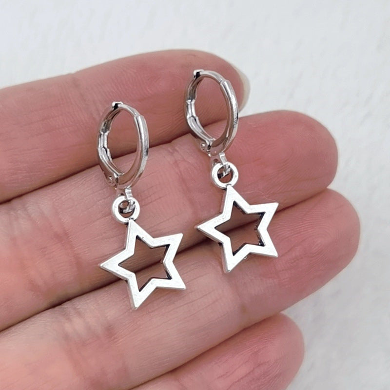 Stylish star earrings Kalsten