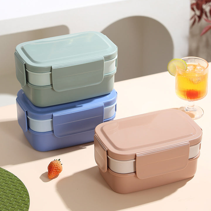 Multi-Tiered Leak-Proof Lunch Box