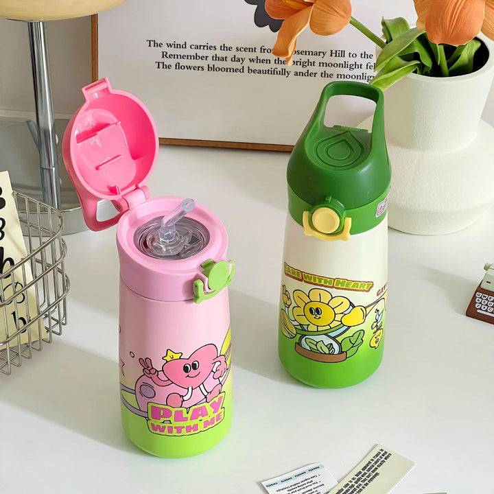 Women Kids Water Bottle with Child-Friendly Design Kalsten