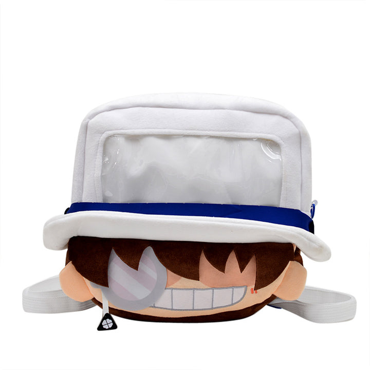 Plush Backpack with Unique Window Kalsten