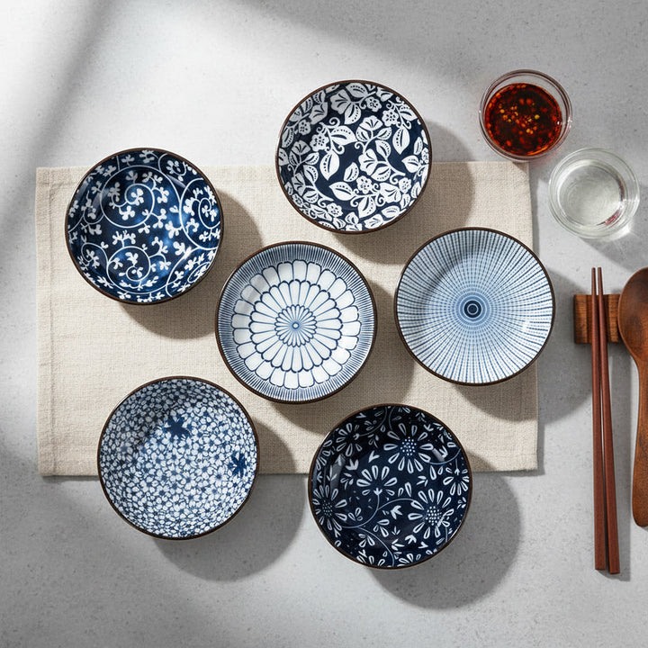 Decorative Asian-Inspired Small Serving Bowls