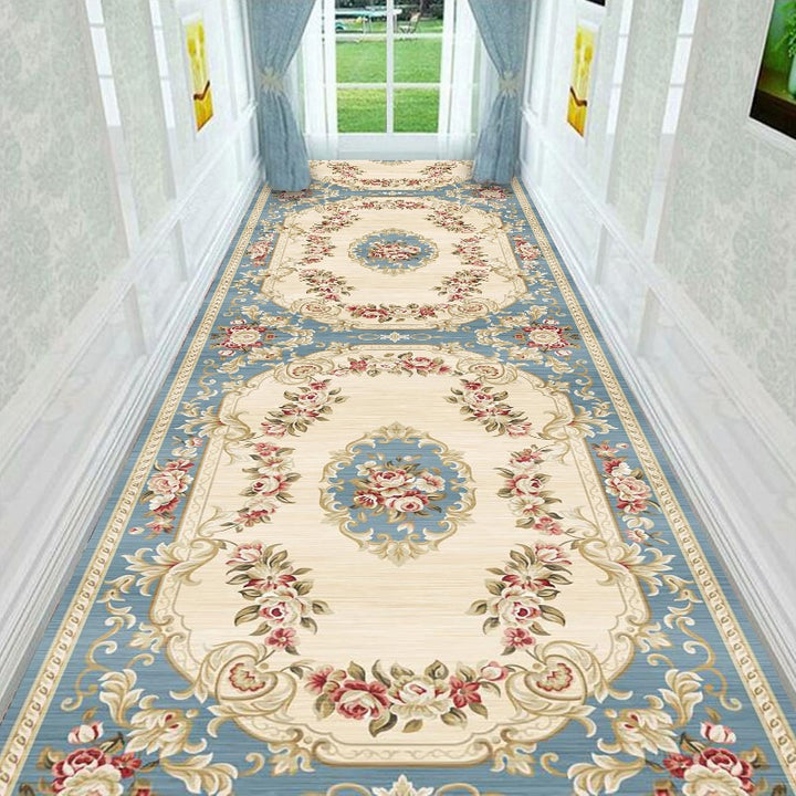 Vintage Floral Design Runner Mat Kalsten