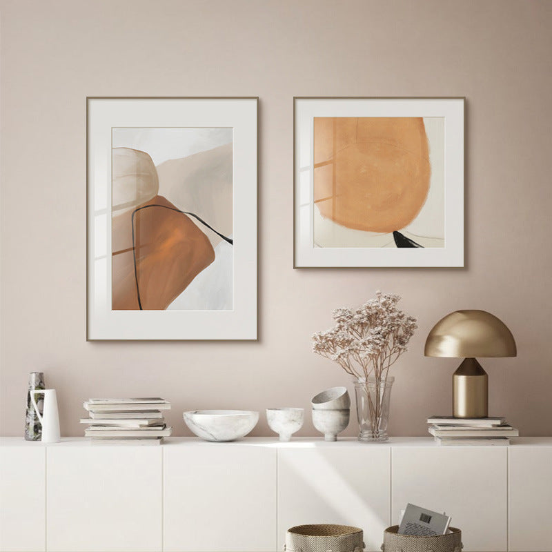 Minimalist Framed Face Art